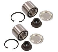 BESTPRICE 2x Juego de rodamientos de rueda trasera Juego de rodamientos de rueda, Compatible con OPEL CORSA C (X01), CORSA C (X01), TIGRA TwinTop (X04)