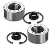 BESTPRICE 2x Rodamiento de rueda trasera con sensor ABS Juego de rodamientos de rueda Juego de rodamientos de rueda Compatible con BMW Serie 1 (E81) (E87) (E88) (E82), Serie 3 (E90) (E93) (E92) (E91)