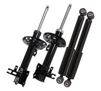 BESTPRICE 4x Amortiguador de gas a presión puntal delantero y trasero, compatible con OPEL OMEGA B Caravan (V94)