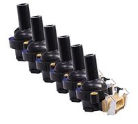 BESTPRICE 6x Bobina de encendido - módulo de encendido de polos compatible con BMW Serie 3 (E36),Serie 3 (E46), Serie 5 (E39), Serie 7 (E38), Serie 8 (E31), X5 (E53),Z3 Coupe (E36),Z3 Roadster (E36)
