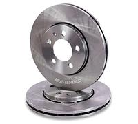 BESTPRICE ATP 2x discos de freno delanteros Ø 294 mm Compatibles con CHRYSLER