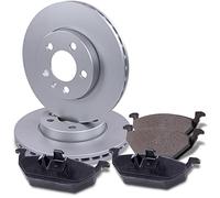 BESTPRICE ATP Juego de frenos eje delantero in iscos de freno Ø 256 mm