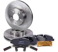 BESTPRICE ATP Juego de frenos eje delantero in iscos de freno ventilados Ø