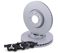 BESTPRICE ATP Juego de frenos eje delantero in iscos de freno ventilados Ø