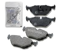 BESTPRICE Juego de pastillas de freno eje delantero, Pastillas de freno delanteras, 4 piezas, Compatible con AUDI A4 B5 (8D2) (8D5), VW PASSAT B5 (3B2) (3B5), PASSAT B5.5 (3B3) (3B6)