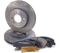 BESTPRICE ATP Kit de freno eje delantero in iscos de freno Ø 256 mm