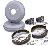 BESTPRICE ATP Kit de freno eje trasero incl. 2x tambor de freno eje trasero 4x
