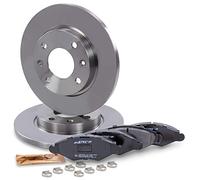 BESTPRICE Juego de frenos eje delantero in iscos de freno llenos Ø 247,5 mm + pastillas de freno delanteras, compatible con PEUGEOT 206 Hatchback (2A/C), 206 Notchback, 206 SW (2E/K), 206 Van