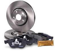 BESTPRICE Juego de frenos eje delantero incl. discos de freno ventilados Ø 308 mm + pastillas de freno delanteras RENAULT ESPACE IV (JK0/1_), LAGUNA II (BG0/1_), LAGUNA II Grandtour (KG0/1_)