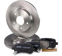 BESTPRICE Juego de frenos eje trasero in iscos de freno Ø 305 mm completos + pastillas de freno traseras, compatible con CHRYSLER GRAND VOYAGER V (RT), DODGE JOURNEY, FIAT FREEMONT (345_)