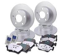 BESTPRICE Juego de frenos incl. discos de freno delanteros Ø 320 mm + traseros Ø 245 mm + pastillas de freno delanteras y traseras, compatible con AUDI A6 C5 (4B2), A6 C5 Avant (4B5)