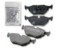 BESTPRICE Juego de pastillas de freno eje delantero, Pastillas de freno delanteras, 4 piezas, Compatible con AUDI A4 B5 (8D2) (8D5), VW PASSAT B5 (3B2) (3B5), PASSAT B5.5 (3B3) (3B6)