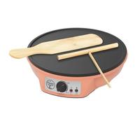 Bestron ASW602PEBS - Máquina para hacer crepas, acero de aleación, color naranja
