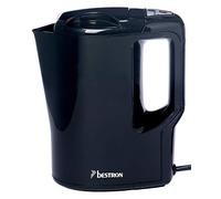 Bestron AWK810 Hervidores de Agua, 500 W, 0.9 litros, Acero Inoxidable, Negro