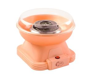 Bestron Máquina de Algodón de Azúcar, Cotton Candy Maker para el hogar, con 10 palitos y cuchara medidora, ideal para fiestas infantiles y diversión en casa, Sweet Dreams Collection, Color: Naranja