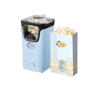 Bestron Palomitas turbo en menos de 2 minutos, máquina de palomitas con tecnología de aire caliente, incluye 10 bolsas de palomitas y vaso medidor integrado, colección Sweet Dreams, color: azul