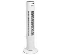 Bestron Ventilador de Torre con Función Giratoria, Temporizador y Control Remoto, Altura: 78 cm, Summer Breeze, 35 W, Blanco