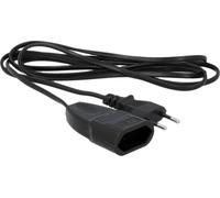 Bestsale24 GmbH Inline - Cable alargador Europeo con Conector y Acoplamiento (2 m), Color Negro