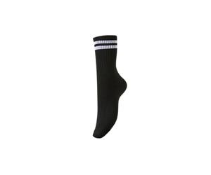 Bestseller A/S Calcetines Pccally Noos para mujer, Negro/rayas: blanco brillante, Talla única