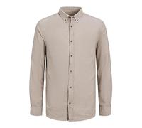 Bestseller A/S Jjeclassic Melange-Camiseta de Manga Corta Camisa, Avena, M para Hombre