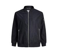 Bestseller A/S JJEROCKY Faux Bomber PLS - Chaqueta para hombre, color negro, detalle: gamuza sintética, 5XL, Jet Black/Detalles: imitación Suede, XXXXXL