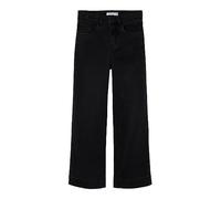 Bestseller A/S NKFROSE HW Wide Jeans 1356-ON Noos, Black Denim, 146 para Niñas