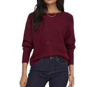 Bestseller A/S Onldaniella L/S Knt Noos-Jersey Suéter, Cabernet/Detail:Melange, XS para Mujer