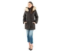 Parka con capucha Mujer Talla M. Color Negro