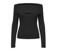 ONLY Onlkatia LS Off Shoulder Knt Suéter, Negro, XL para Mujer