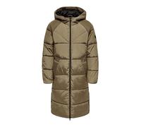 Bestseller A/S ONLNEWAMANDA - Abrigo largo para mujer, color negro, Otter, L