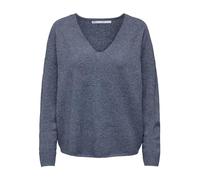 Bestseller A/S Onlrica Life L/S Cuello en V Pullo Knt Noos Suéter, Vintage Indigo/Detail:Melange, M para Mujer