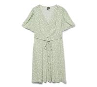 Bestseller A/S Vmalba SS Vestido Corto Wvn Noos Vestido Mujer