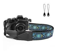 BestSounds Correa para cámara, tejido jacquard de 2 pulgadas, correas de hombro para el cuello para todas las cámaras DSLR hombres mujeres fotógrafos, Jacquard Teal Blue, Talla única