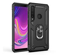 BestST Funda para Galaxy A9 2018/A9 Star Pro/A9S Armor Carcasa con 360 Anillo iman Soporte Hard PC y Silicona TPU Bumper antigolpes Fundas Carcasas Case para Samsung A9 2018/A9 Star Pro/A9S Regalo