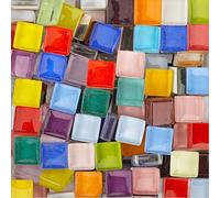 BestTeam Craft - Mosaicos para manualidades, microcristal, diseño de mosaico, hecho a mano, 300 g, color mezclado
