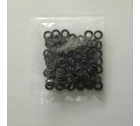 Besttoolifes 100 anillos de silicona para pesca o aparejos de pesca para gusanos, cebo elástico duradero para proteger la línea para evitar la pérdida de conectores, adecuado para carpas y lubinas (4)