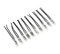 Besttoolifes 17AM Protector Térmico Normalmente Cerrado Controlador de Temperatura para Motor Accesorio de Iluminación Auto Reset Interruptor Bimetálico Acero Inoxidable Negro (17AM030-115C)