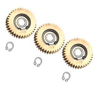Besttoolifes 36T - Engranajes planetarios de motor de rueda de bicicleta eléctrica con rodamientos, piezas de repuesto de dientes de nailon de cobre compatibles con motor, paquete de 3