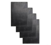 Besttoolifes 4 almohadillas de goma para placa base de 165 x 110 mm con 4 agujeros de montaje para lijadora de banda Makita 9403, hoja de respaldo de repuesto para lijadora de banda, accesorio de