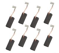 Besttoolifes 8 cepillos de carbono CB350 194160-9 de 6,5 x 11 x 25 mm, piezas de repuesto compatibles con Makita HR4011C HR4001C 3210FC
