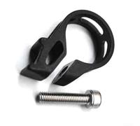 Besttoolifes Abrazadera de palanca de cambios de pulgar para ciclismo, 119 mm, aleación de aluminio, compatible con X9 X0 Xo1 Mountain Gear Trigger Shifters, color negro, compatible con tener