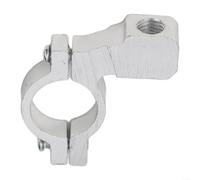 Besttoolifes Abrazadera para espejo de manillar de motocicleta, soporte de espejo retrovisor de rosca de 10 mm, aleación de aluminio para resistencia a la corrosión, se adapta a manillares de 22 mm