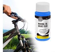 Besttoolifes Aceite mineral y líquido de frenos hidráulico DOT 5.1 para frenos de disco de bicicleta, compatible con SH, Tektro, NUTT, Avid Systems, 60 ml de EZMTB (aceite mineral azul)