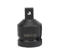 Besttoolifes Adaptador convertidor de enchufe de 1/2 pulgada a 3/8 pulgadas, reductor de 3/8 a 1/4 pulgadas, conector de 3/4 a 1/2, reductor de enchufe de herramienta de taller de acero CR-MO (3/4 a 1