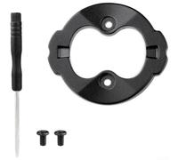 Besttoolifes Adaptador de aleación de aluminio para bicicleta Garmin Edge 540 840 1050, soporte de inserción de base fija ligero con hardware, accesorio negro (840/540)