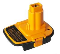 Besttoolifes Adaptador de batería DM18D de repuesto para convertidor de batería Dewalt de iones de litio de 20 V a 18 V con puerto USB, funciona para herramientas eléctricas de batería Dewalt Nicad y