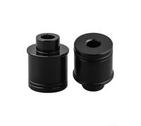 Besttoolifes Adaptador de eje pasante de 12 mm a 9 mm para bujes Hope DT Swiss y compatibles, kit de conversión de 15 mm a 9 mm con compatibilidad de hub QR, aluminio anodizado 7075 mecanizado CNC (2