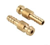 Besttoolifes Adaptador de gas y agua macho de 6 mm para antorcha TIG, accesorio de conexión rápida para equipos de soldadura, repuesto para conector de antorcha de soldadura TIG