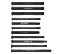 Besttoolifes Adaptador Eje Pasante MTB 15mm Oxidación Adaptador Eje Pasante | Aleación aluminio, acabado negro, ligero 40g, , uso para delantero trasero