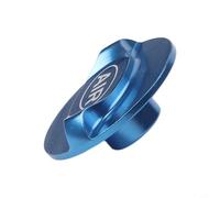 Besttoolifes Aleación de aluminio para horquilla de suspensión, válvula de aire, transporte frontal para una larga duración, fácil de tapar, cubierta de gas de repuesto para Mountain (azul)